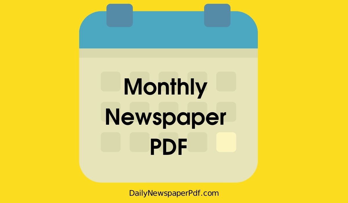 Monthly Newspaper PDF