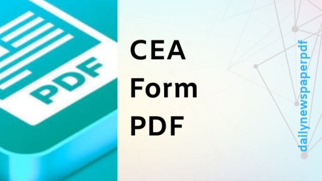CEA Form PDF