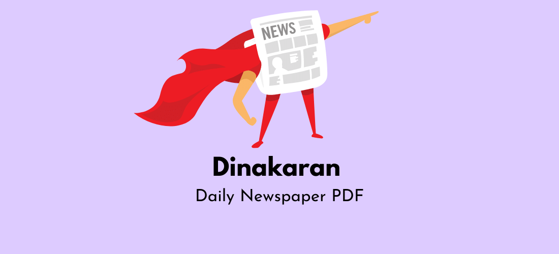 Dinakaran Newspaper PDF