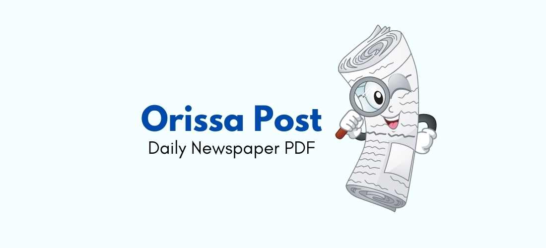 Orissa Post Newspaper PDF